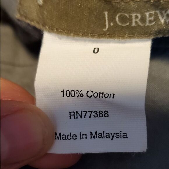 J.Crew Green & Gray Leaf Patterned Sun Dre… - Picture 3 of 4